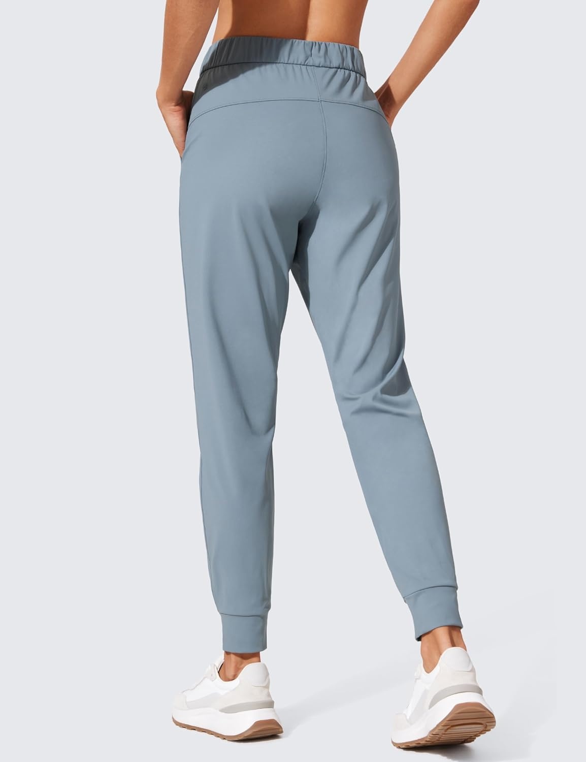 image:imageCRZ YOGA 4Way Stretch Workout Joggers for Women 28 Casual Travel Athletic Pants with PocketsBelgian Blue