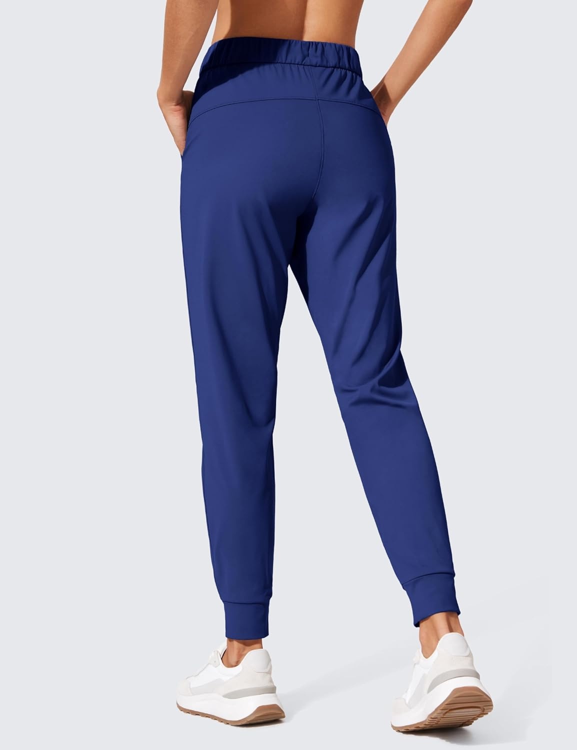 image:imageCRZ YOGA 4Way Stretch Workout Joggers for Women 28 Casual Travel Athletic Pants with PocketsLarkspur Blue