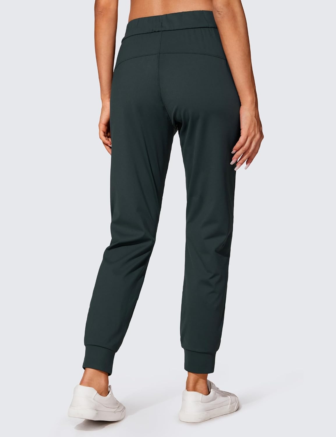 image:imageCRZ YOGA 4Way Stretch Workout Joggers for Women 28 Casual Travel Athletic Pants with PocketsMelanite