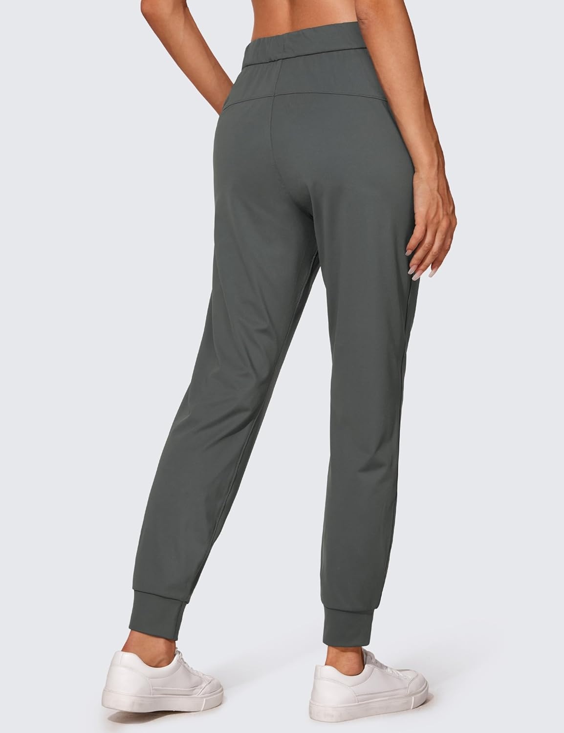 image:imageCRZ YOGA 4Way Stretch Workout Joggers for Women 28 Casual Travel Athletic Pants with PocketsMysterious Grey