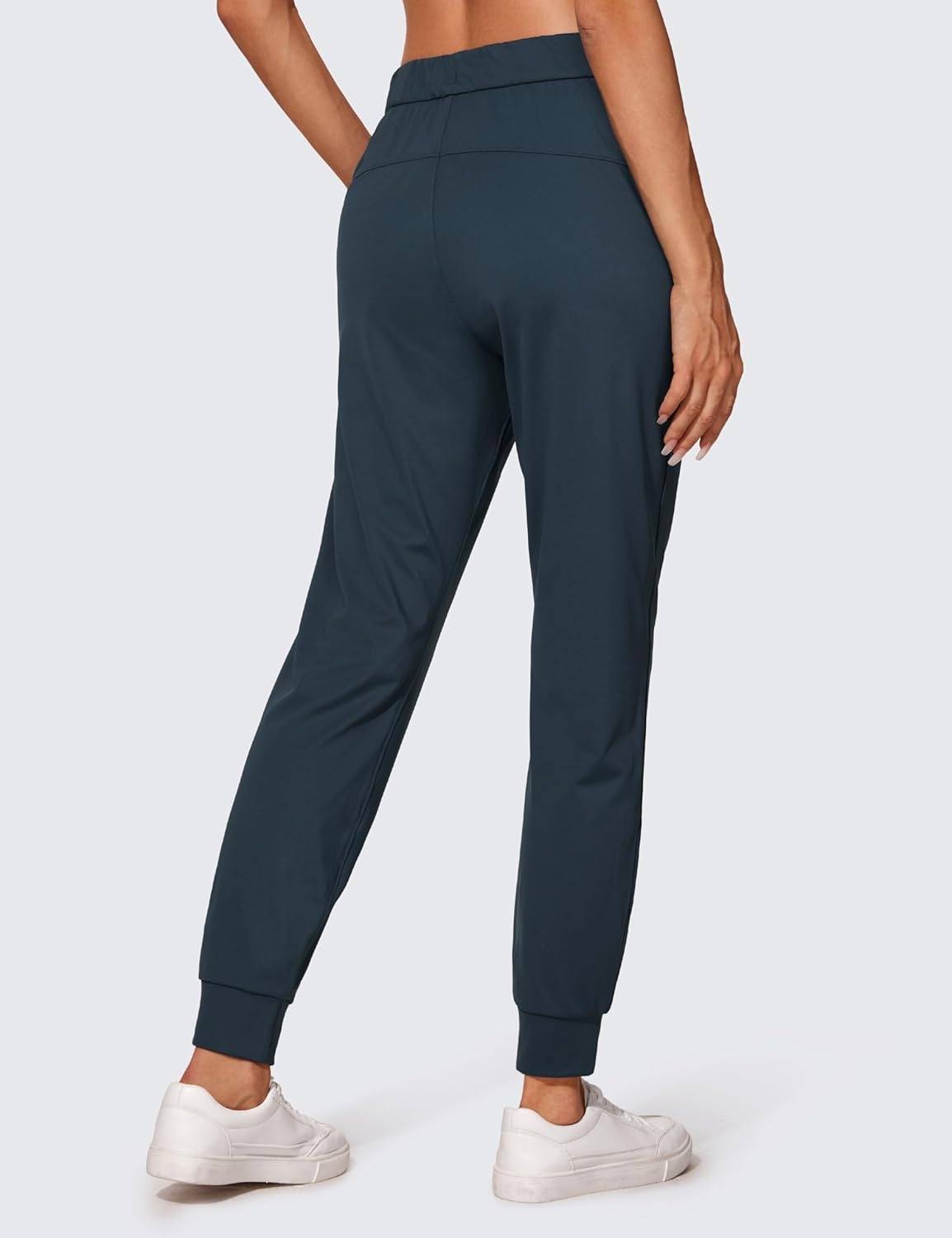 image:imageCRZ YOGA 4Way Stretch Workout Joggers for Women 28 Casual Travel Athletic Pants with PocketsTrue Navy