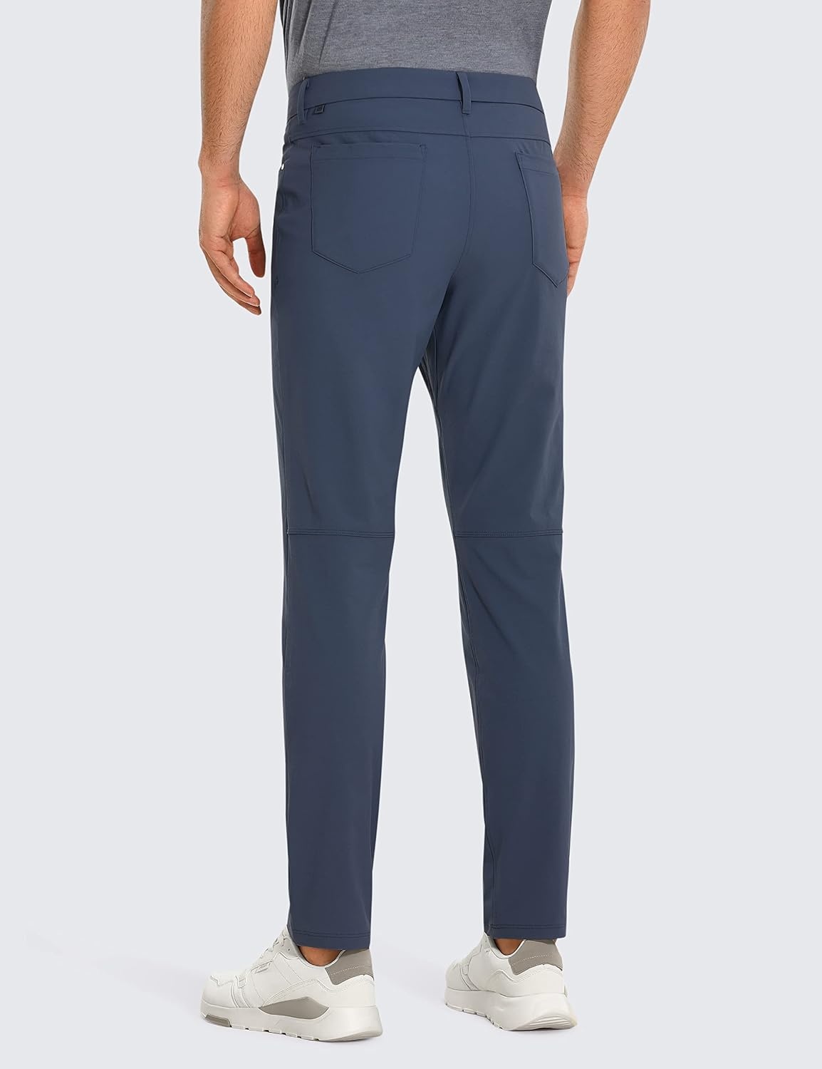 image:imageCRZ YOGA All Day Comfy 5Pocket Golf Pants for Men Quick Dry Lightweight Casual Work Stretch TrousersElectric Blue
