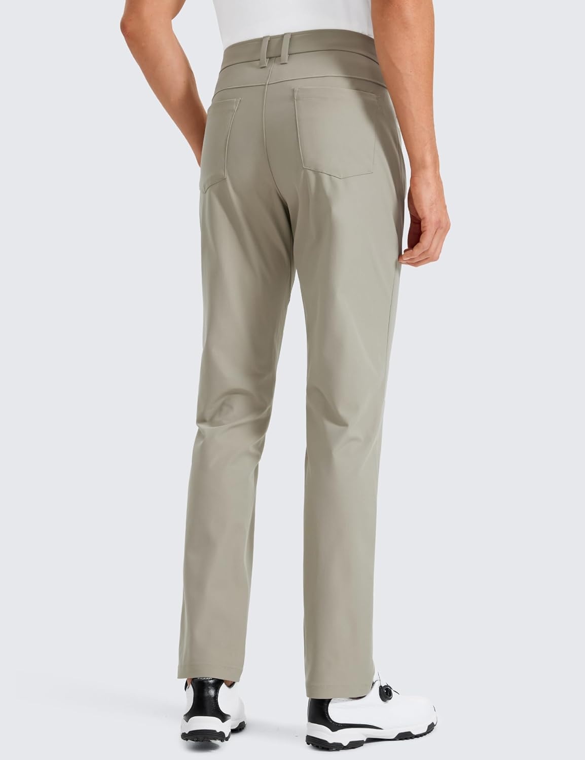 image:imageCRZ YOGA All Day Comfy 5Pocket Golf Pants for Men Quick Dry Lightweight Casual Work Stretch TrousersKhali Barley