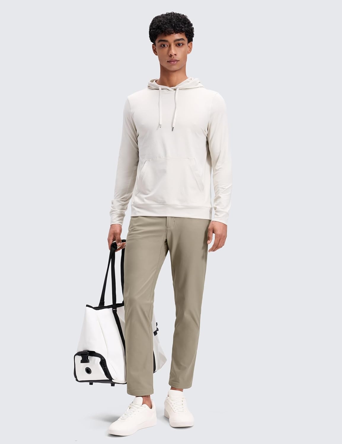 image:imageCRZ YOGA All Day Comfy 5Pocket Golf Pants for Men Quick Dry Lightweight Casual Work Stretch TrousersOak