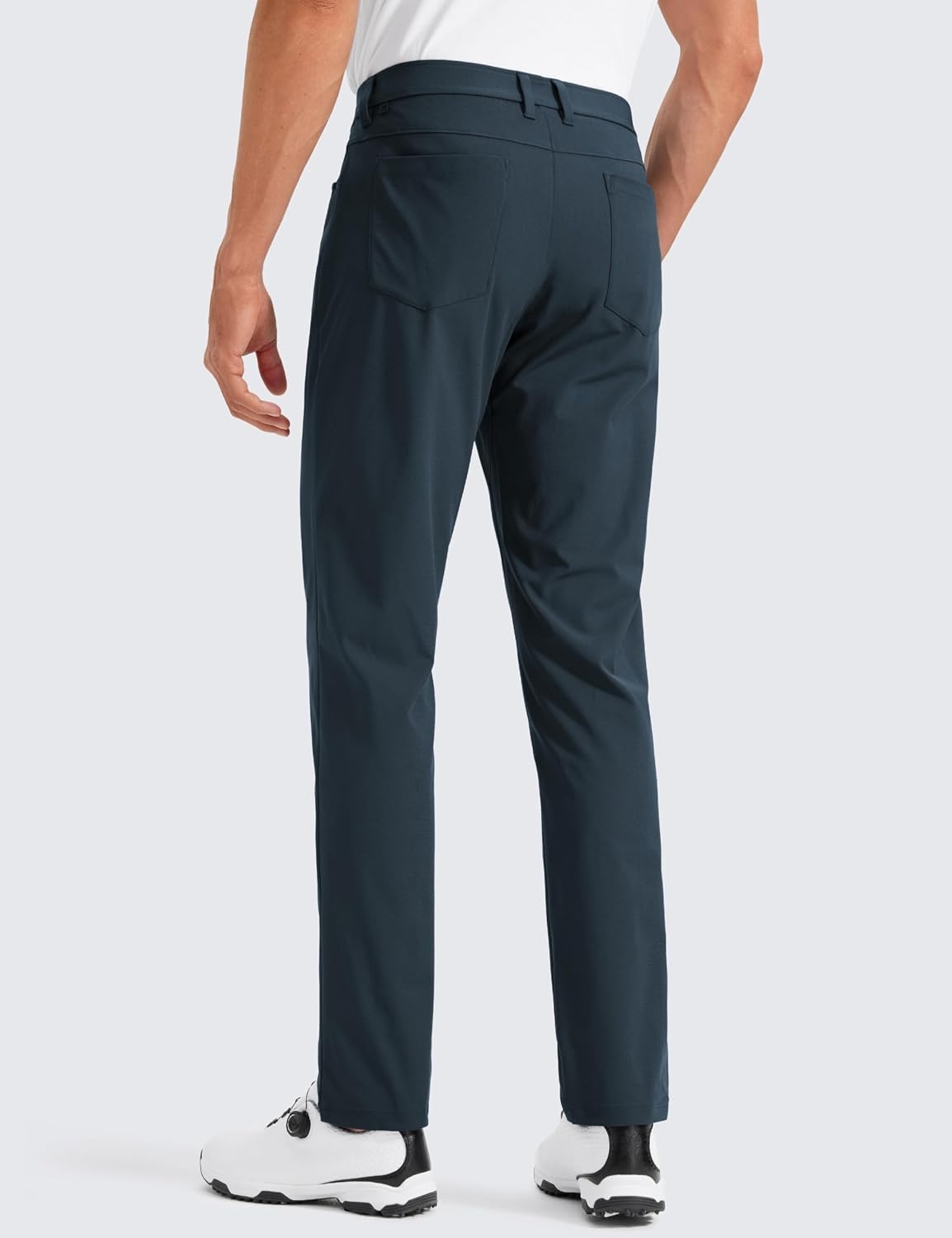image:imageCRZ YOGA All Day Comfy 5Pocket Golf Pants for Men Quick Dry Lightweight Casual Work Stretch TrousersTrue Navy