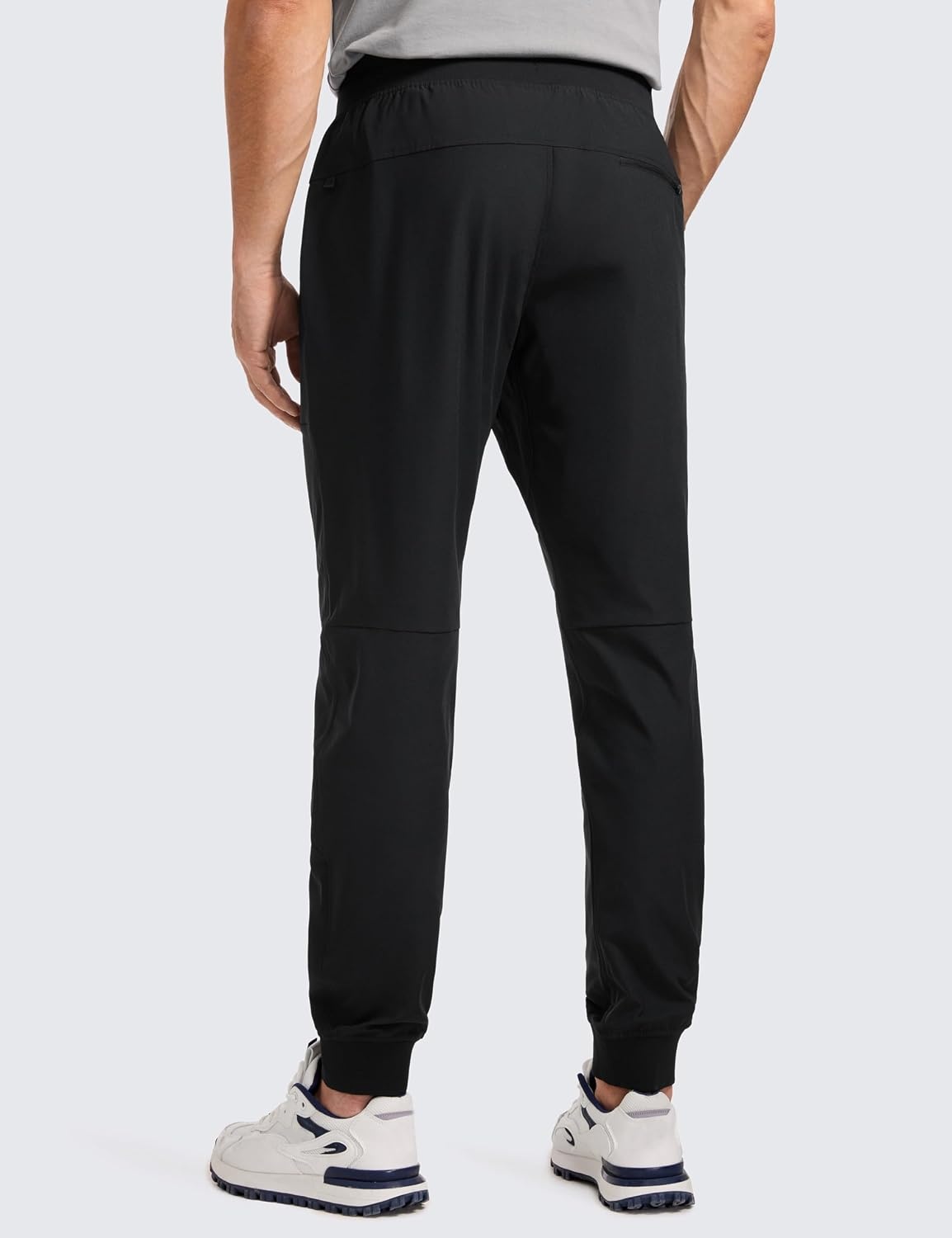 image:imageCRZ YOGA All Day Comfy PullOn Golf Joggers for Men 283032 Quick Dry Lightweight Work Casual Pants with PocketsBlack
