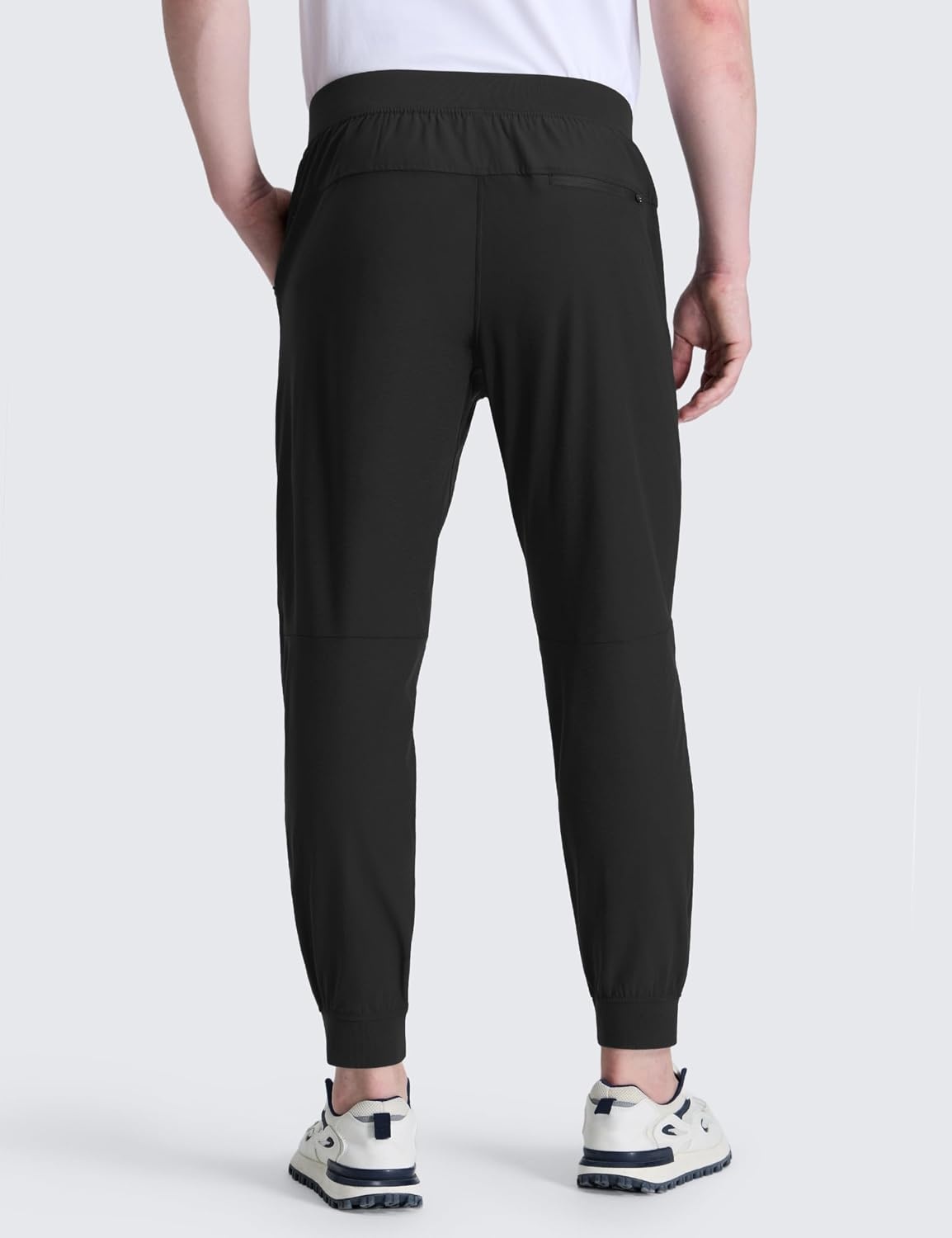 image:imageCRZ YOGA All Day Comfy PullOn Golf Joggers for Men 283032 Quick Dry Lightweight Work Casual Pants with PocketsBlack