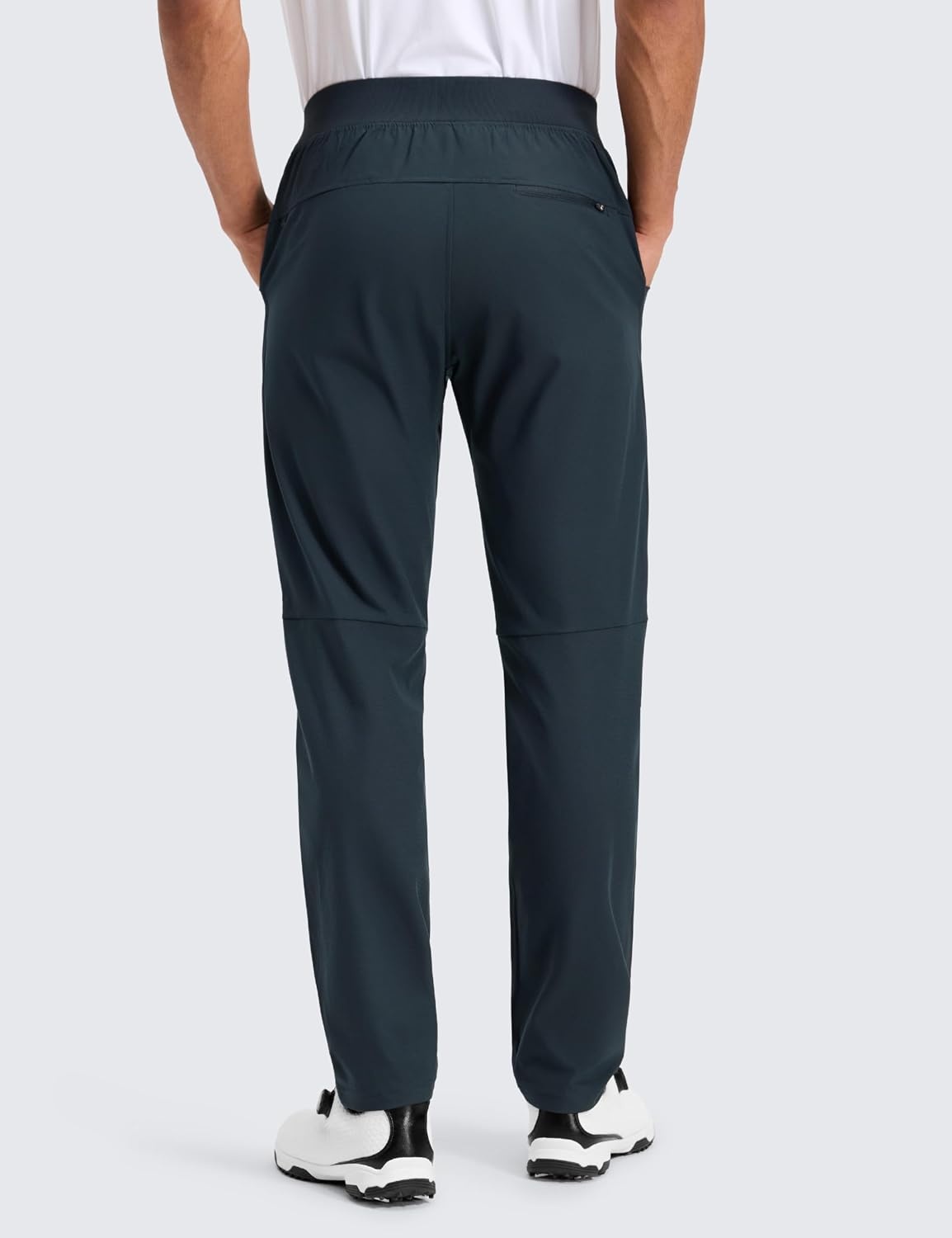 image:imageCRZ YOGA All Day Comfy PullOn Golf Pants for Men 31 Quick Dry Lightweight Work Casual Pants with PocketsTrue Navy