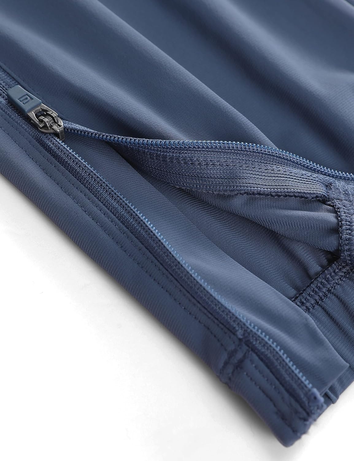 image:imageCRZ YOGA Athletic Joggers for Men 29 Lightweight Running Training Pants with Zip Pockets and Ankle ZippersElectric Blue