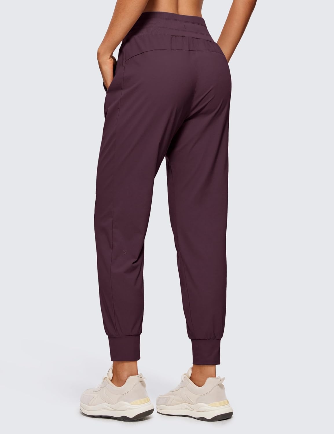 image:imageCRZ YOGA Athletic Joggers for Women 275 Lightweight Travel Outdoor Hiking Pants with PocketsArctic Plum
