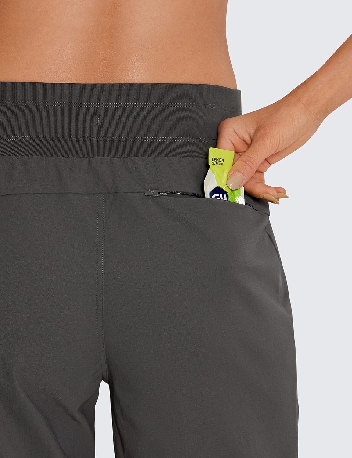 image:imageCRZ YOGA Athletic Joggers for Women 275 Lightweight Travel Outdoor Hiking Pants with PocketsMountain Green