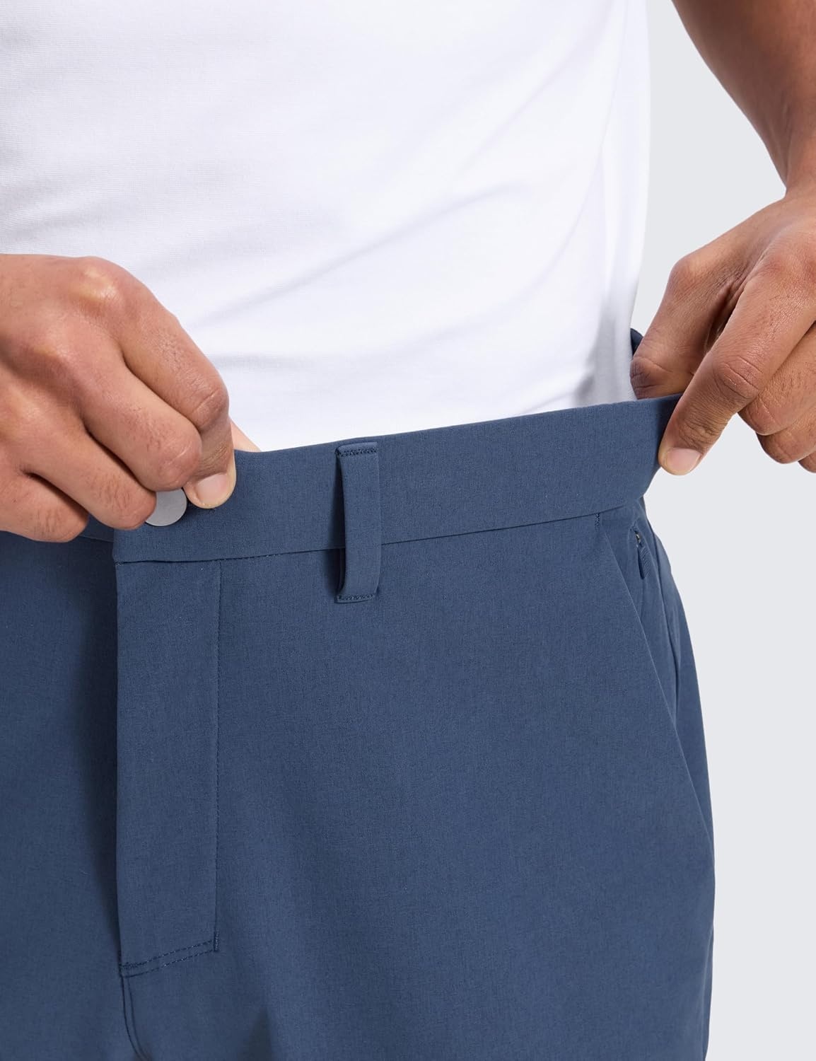 image:imageCRZ YOGA Breeze Comfy Golf Pants for Men 3032 Lightweight Quick Dry Casual Athletic Work Dress Trousers with PocketsElectric Blue