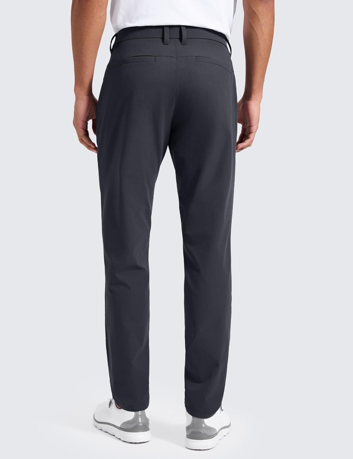 image:imageCRZ YOGA Breeze Comfy Golf Pants for Men 3032 Lightweight Quick Dry Casual Athletic Work Dress Trousers with PocketsInk Gray