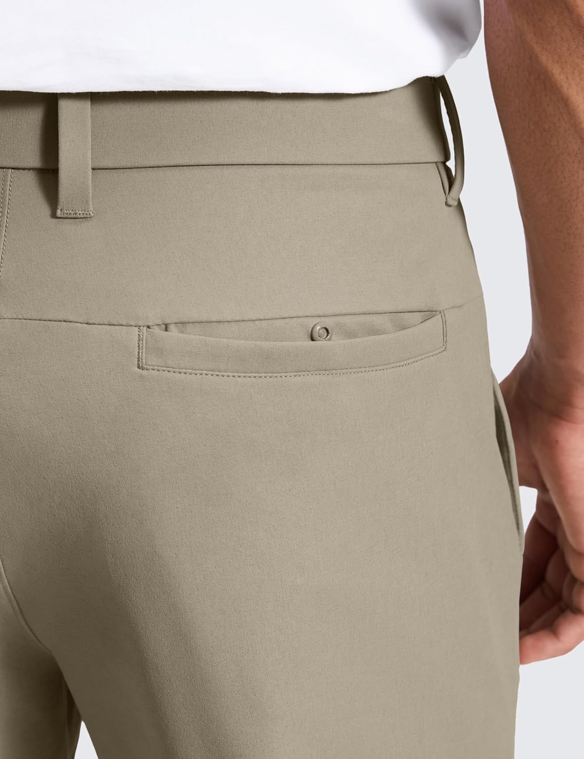 image:imageCRZ YOGA Breeze Comfy Golf Pants for Men 3032 Lightweight Quick Dry Casual Athletic Work Dress Trousers with PocketsKhali Barley
