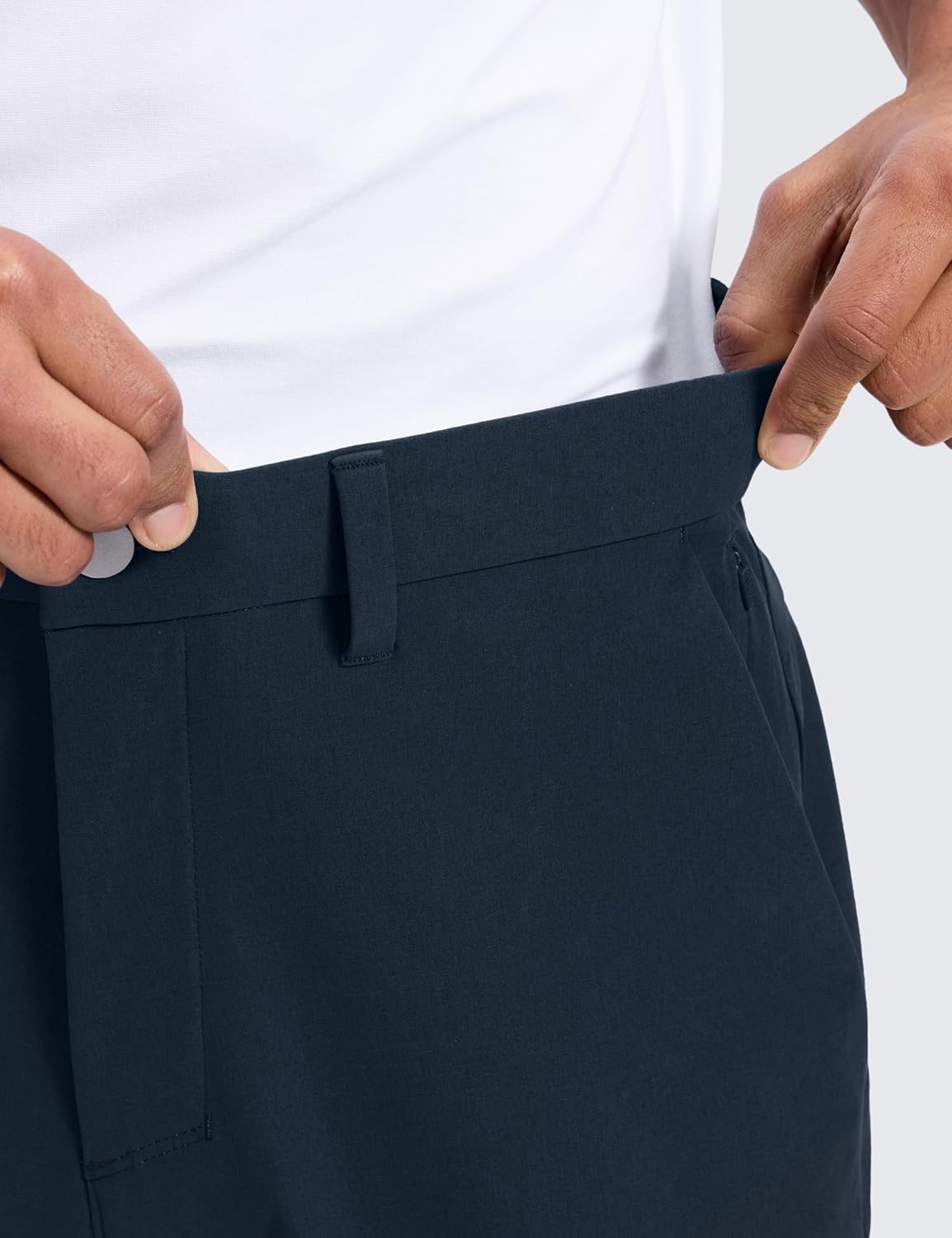 image:imageCRZ YOGA Breeze Comfy Golf Pants for Men 3032 Lightweight Quick Dry Casual Athletic Work Dress Trousers with PocketsTrue Navy