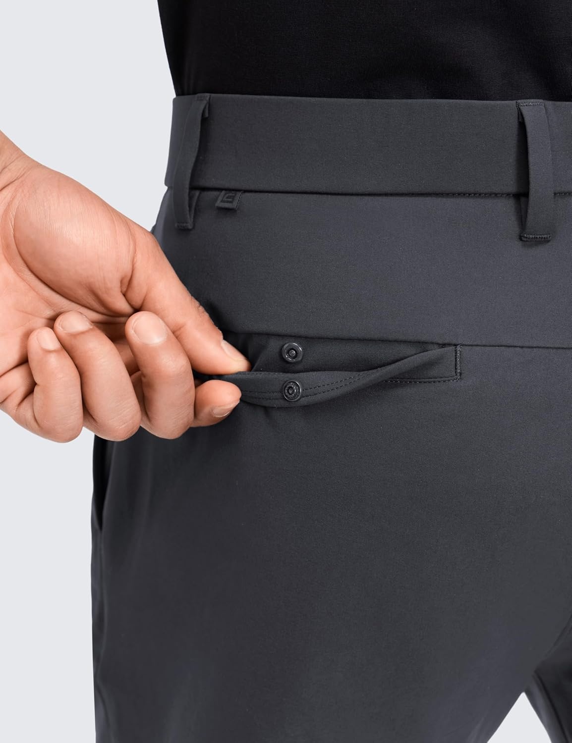 image:imageCRZ YOGA Breeze Comfy Golf Shorts for Men 7 Lightweight Quick Dry Casual Athletic Work Flat Front with PocketsInk Gray