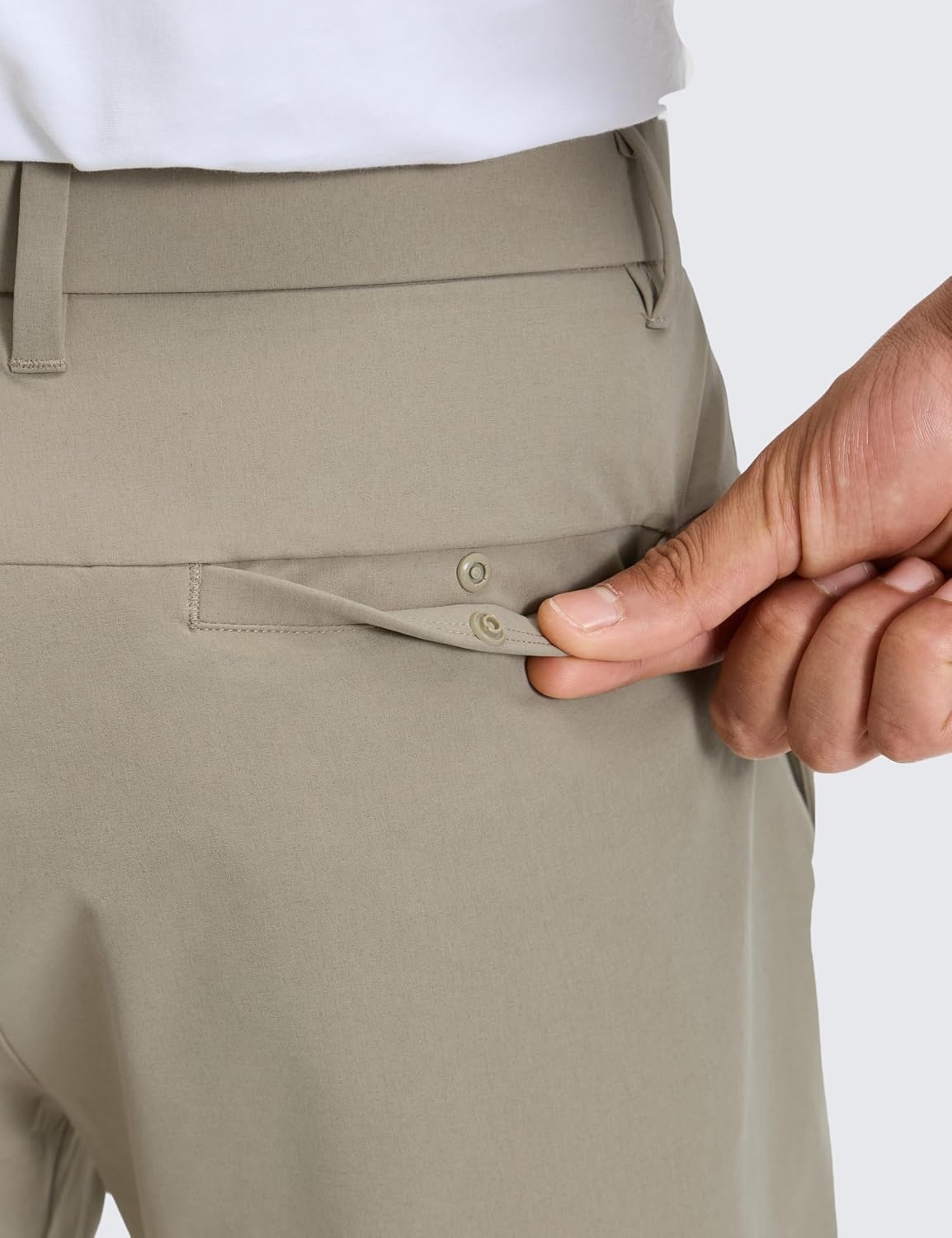image:imageCRZ YOGA Breeze Comfy Golf Shorts for Men 7 Lightweight Quick Dry Casual Athletic Work Flat Front with PocketsKhali Barley