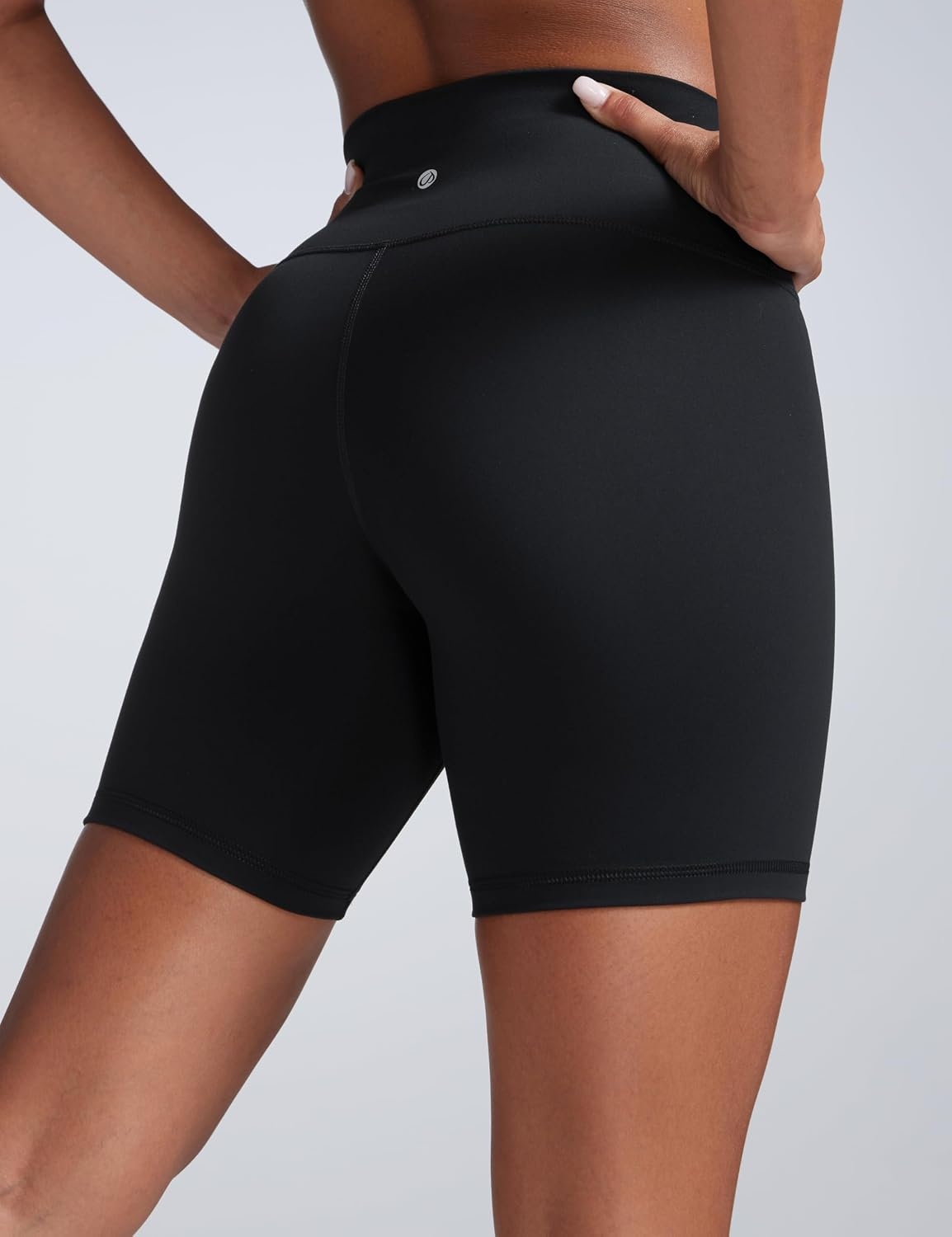 image:imageCRZ YOGA Butterbreeze Athletic Biker Shorts 6 High Waisted Workout Gym Volleyball Running Yoga Tummy Control WomensBlack