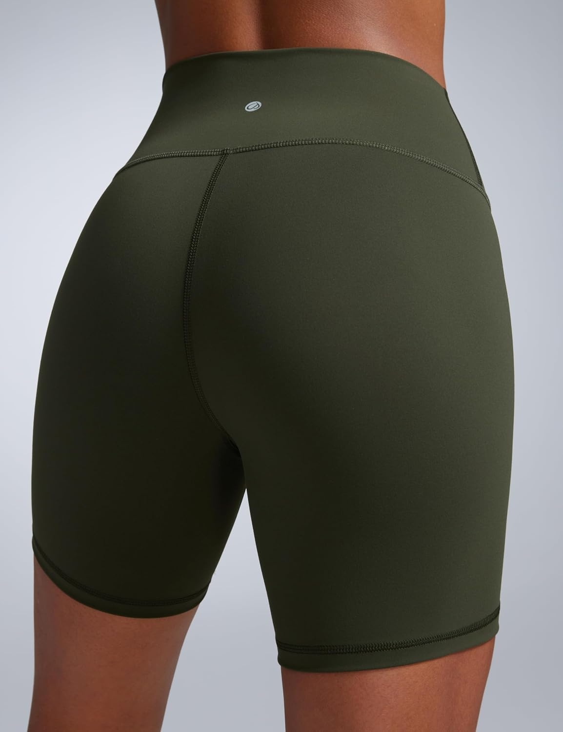 image:imageCRZ YOGA Butterbreeze Athletic Biker Shorts 6 High Waisted Workout Gym Volleyball Running Yoga Tummy Control WomensOlive Green