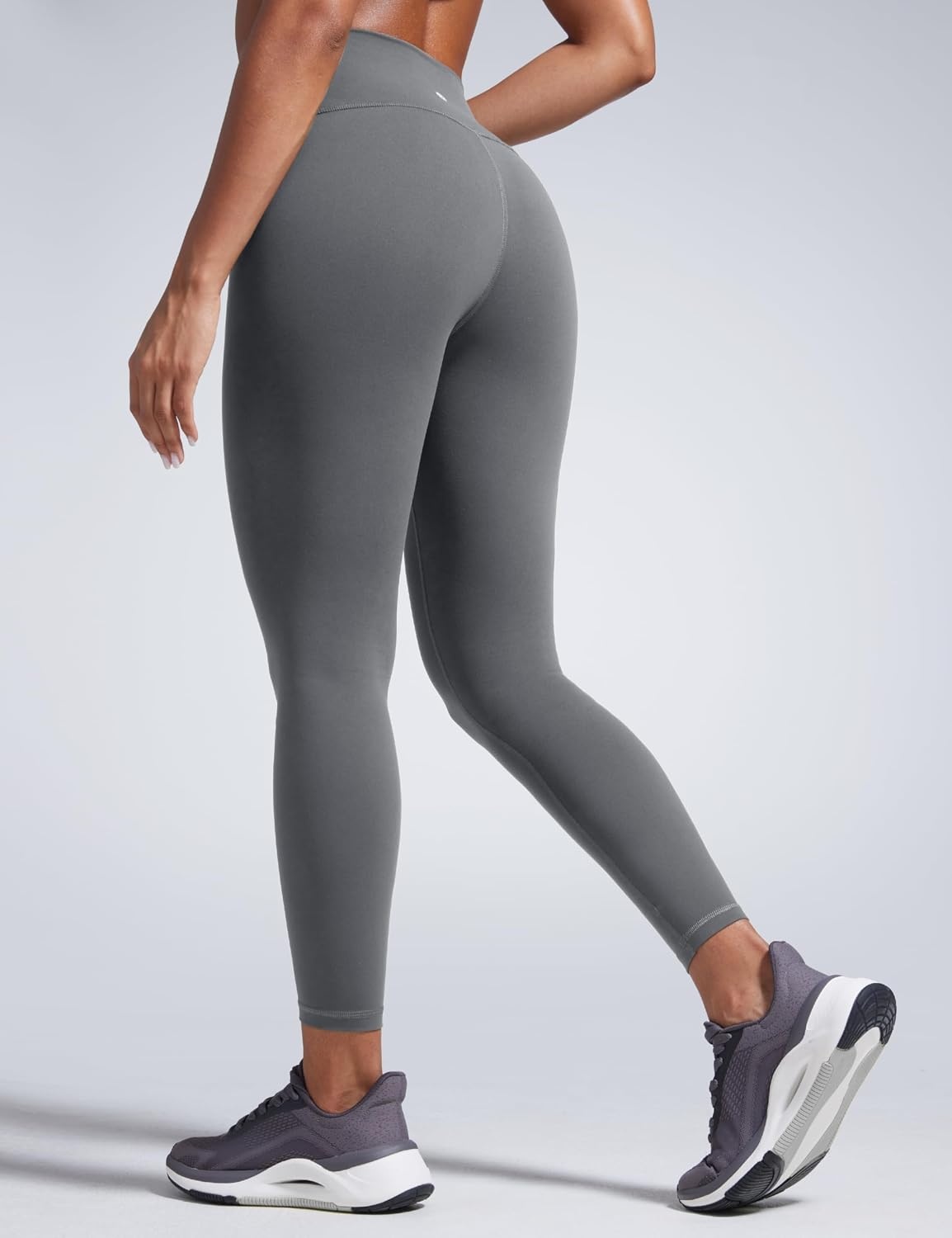 image:imageCRZ YOGA Butterbreeze Workout Leggings 25 High Waisted Athletic Gym Running Womens Yoga Pants Tummy ControlLava Smoke Grey