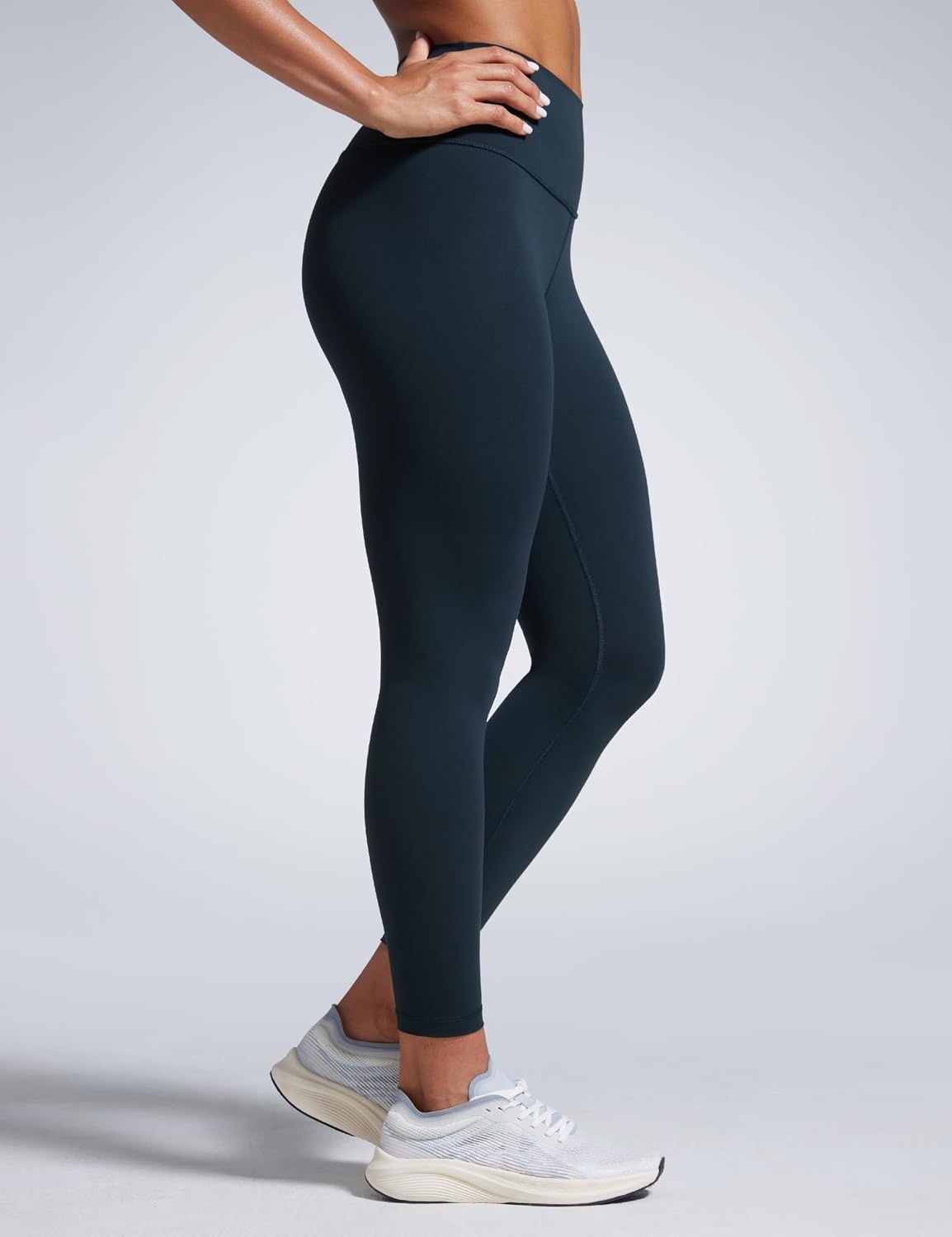 image:imageCRZ YOGA Butterbreeze Workout Leggings 25 High Waisted Athletic Gym Running Womens Yoga Pants Tummy ControlTrue Navy