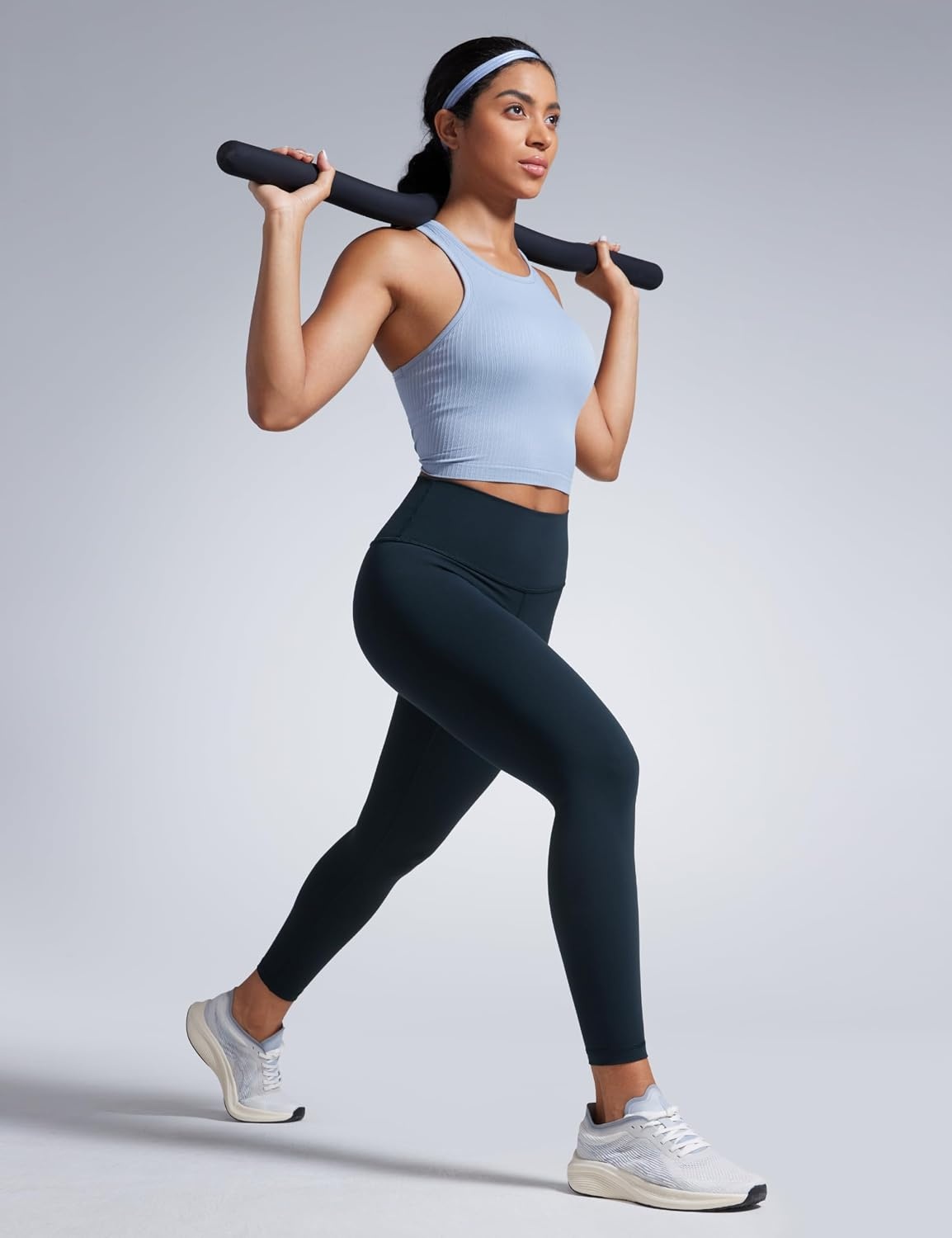 image:imageCRZ YOGA Butterbreeze Workout Leggings 25 High Waisted Athletic Gym Running Womens Yoga Pants Tummy ControlTrue Navy