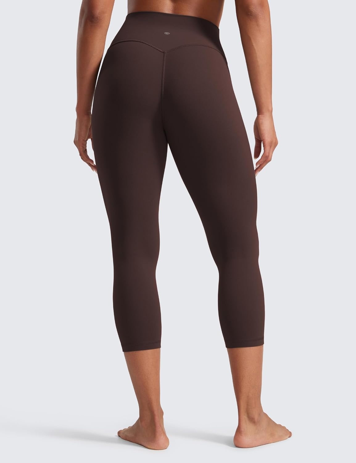 image:imageCRZ YOGA Butterlift Capris Workout Leggings 21 High Waisted Pilates Gym Athletic Womens Crop Yoga PantsHot Fudge Brown