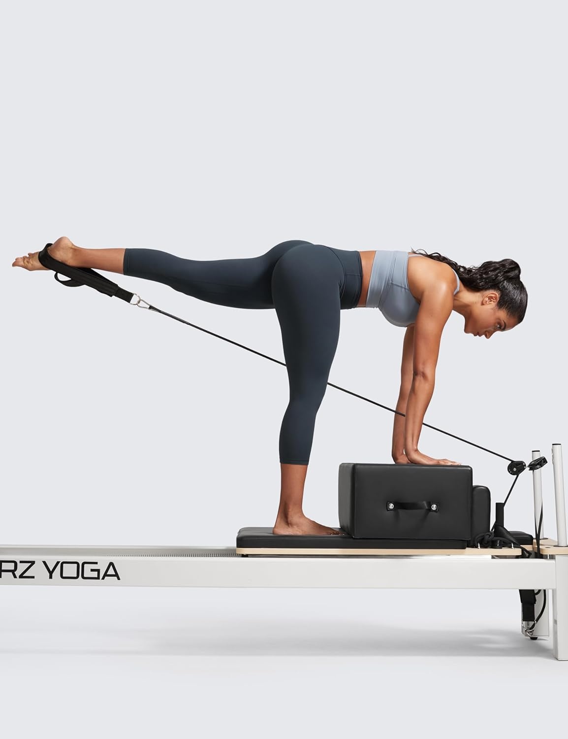 image:imageCRZ YOGA Butterlift Capris Workout Leggings 21 High Waisted Pilates Gym Athletic Womens Crop Yoga PantsTrue Navy