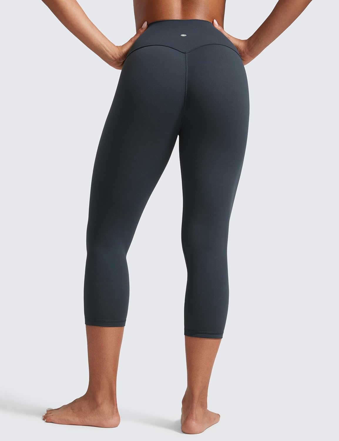 image:imageCRZ YOGA Butterlift Capris Workout Leggings 21 High Waisted Pilates Gym Athletic Womens Crop Yoga PantsTrue Navy