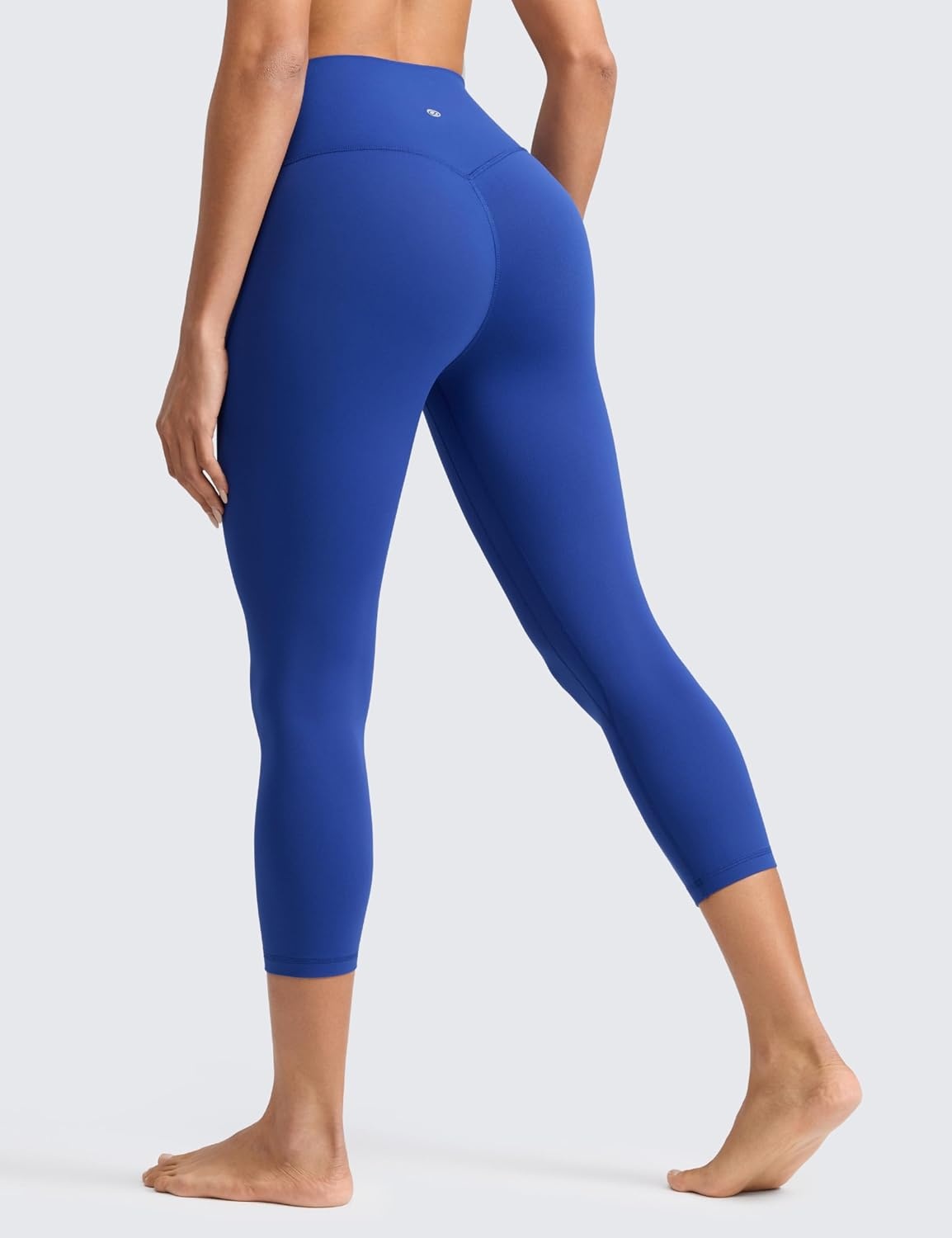 image:imageCRZ YOGA Butterlift Capris Workout Leggings 21 High Waisted Pilates Gym Athletic Womens Crop Yoga PantsWaves Blue