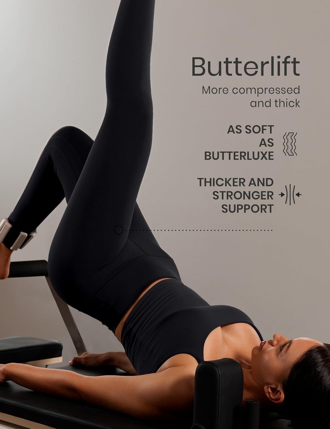 image:imageCRZ YOGA Butterlift Capris Workout Leggings 23 High Waisted Workout Pilates Crop Gym Athletic Womens Yoga PantsBlack