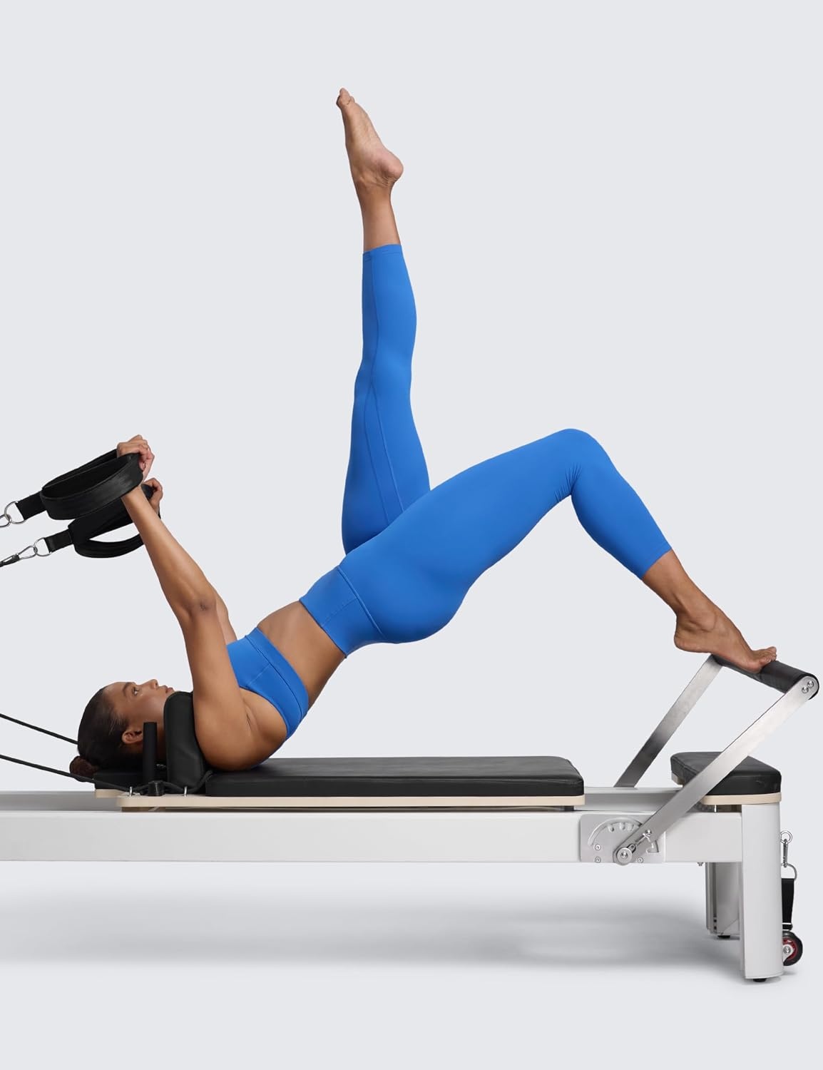image:imageCRZ YOGA Butterlift Capris Workout Leggings 23 High Waisted Workout Pilates Crop Gym Athletic Womens Yoga PantsSparkle Blue