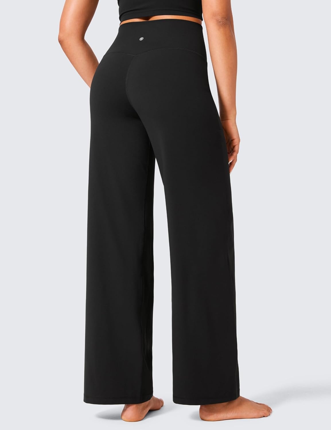 image:imageCRZ YOGA Butterlift Wide Leg Pants Pockets 293133 High Waisted Yoga Lounge Buttery Soft Comfy Casual WomensBlack