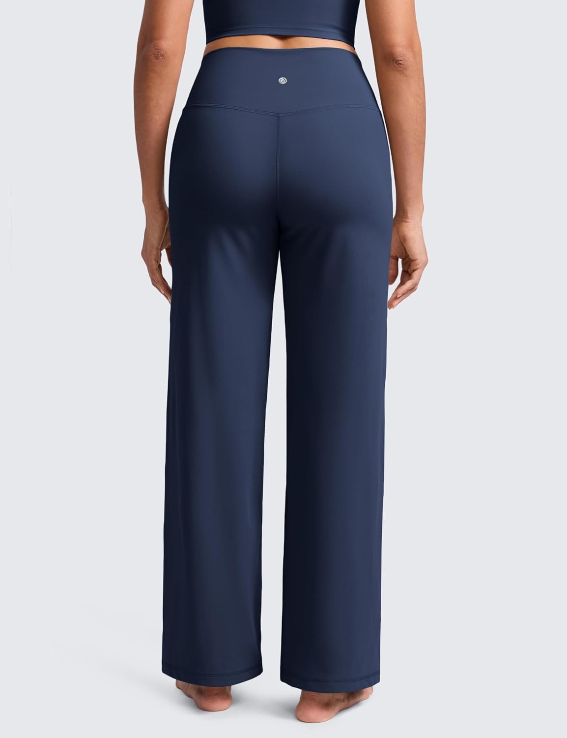 image:imageCRZ YOGA Butterlift Wide Leg Pants Pockets 293133 High Waisted Yoga Lounge Buttery Soft Comfy Casual WomensClub Blue