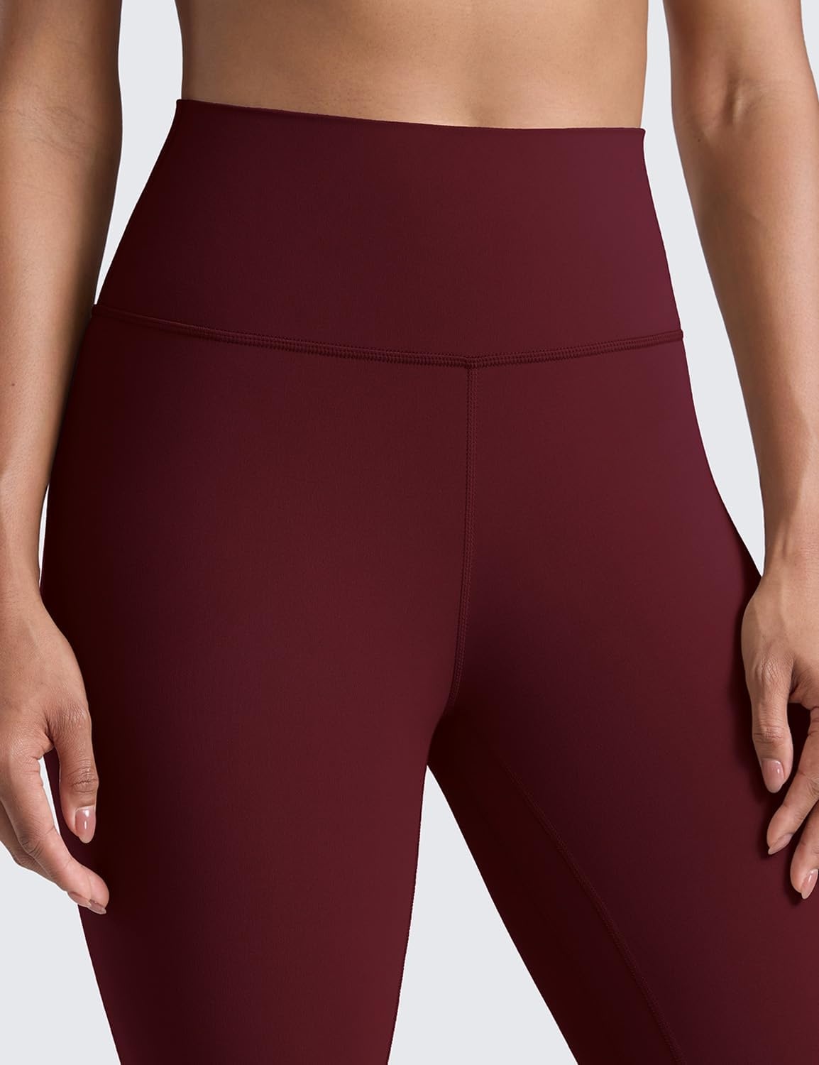 image:imageCRZ YOGA Butterlift Workout Leggings 28 High Waisted Pilates Gym Athletic Womens Yoga Pants Buttery SoftRed Merlot