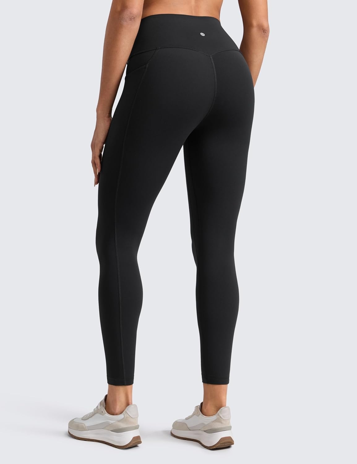image:imageCRZ YOGA Butterlift Workout Leggings Pockets 25 High Waist Pilates Athletic Gym Womens Yoga Pants Buttery SoftBlack