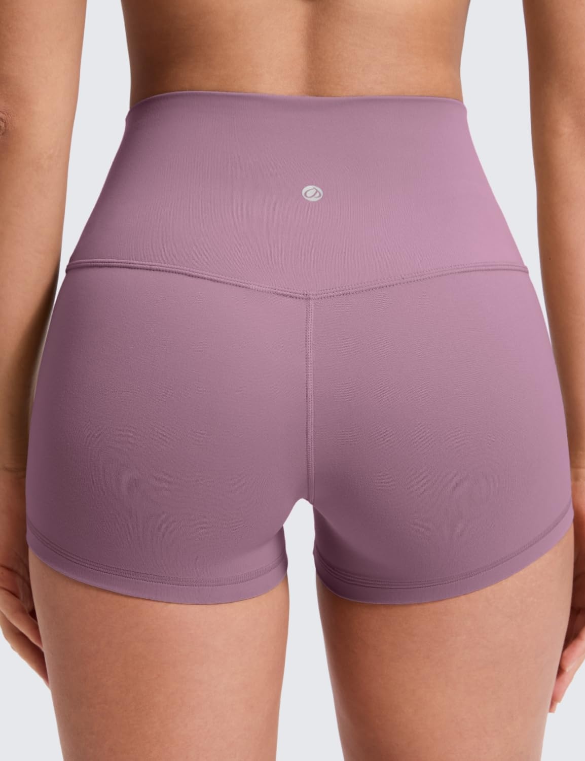 image:imageCRZ YOGA Butterluxe Biker Shorts 25 High Waisted Yoga Workout Spandex Womens Running Volleyball BootyLight Lavender