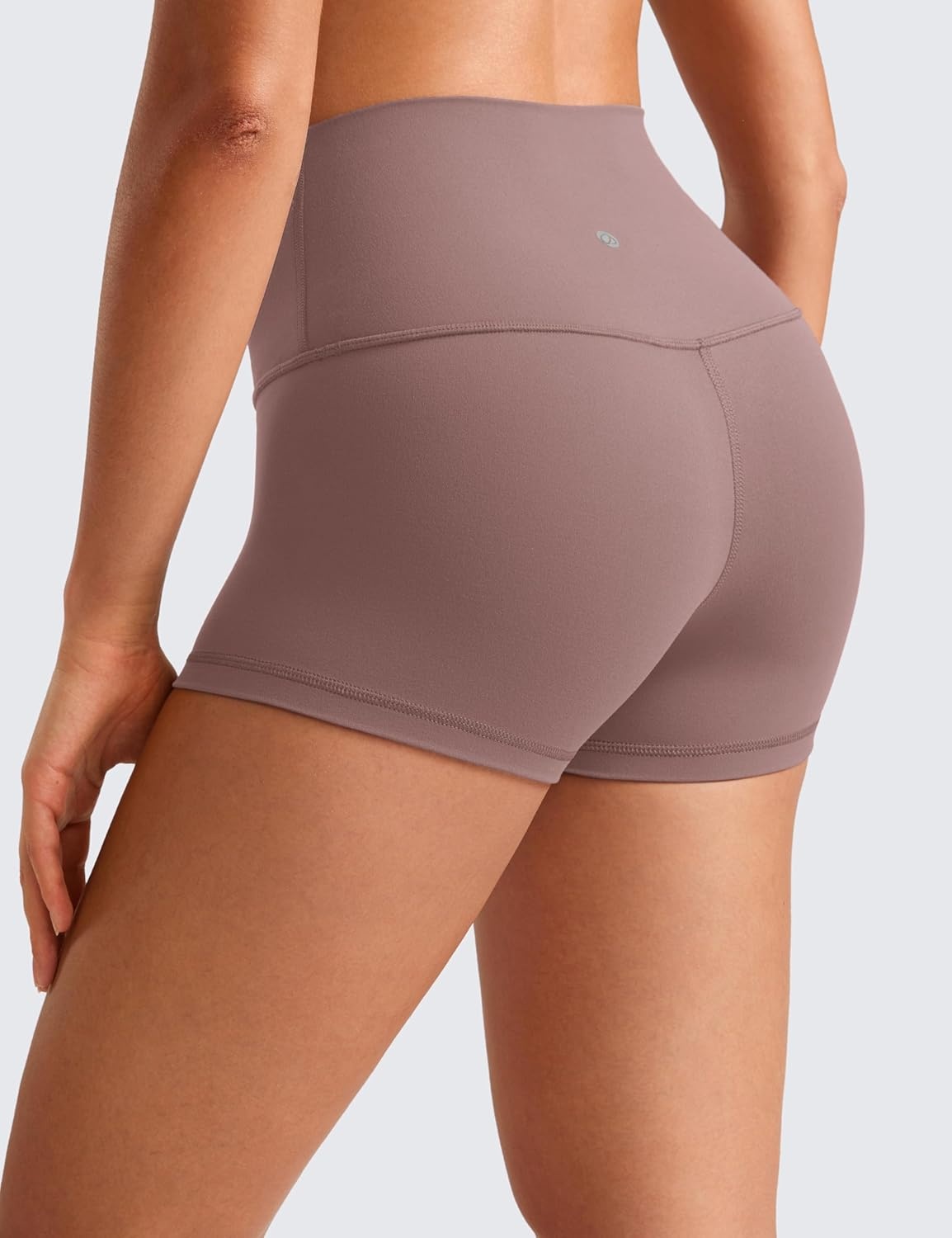 image:imageCRZ YOGA Butterluxe Biker Shorts 25 High Waisted Yoga Workout Spandex Womens Running Volleyball BootyMauve