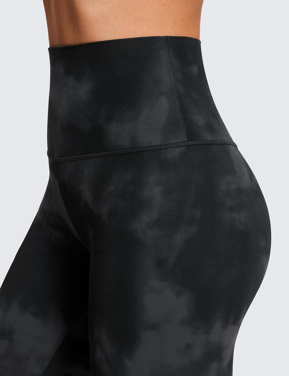image:imageCRZ YOGA Butterluxe Biker Shorts 8 High Waisted Gym Workout Running Volleyball Spandex Yoga WomensBlack Tie Dye Flowers