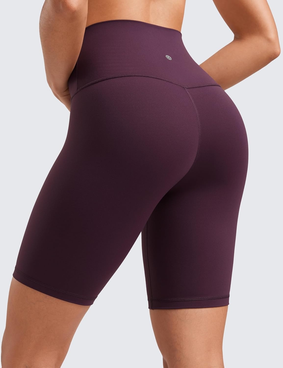 image:imageCRZ YOGA Butterluxe Biker Shorts 8 High Waisted Gym Workout Running Volleyball Spandex Yoga WomensDeep Purple