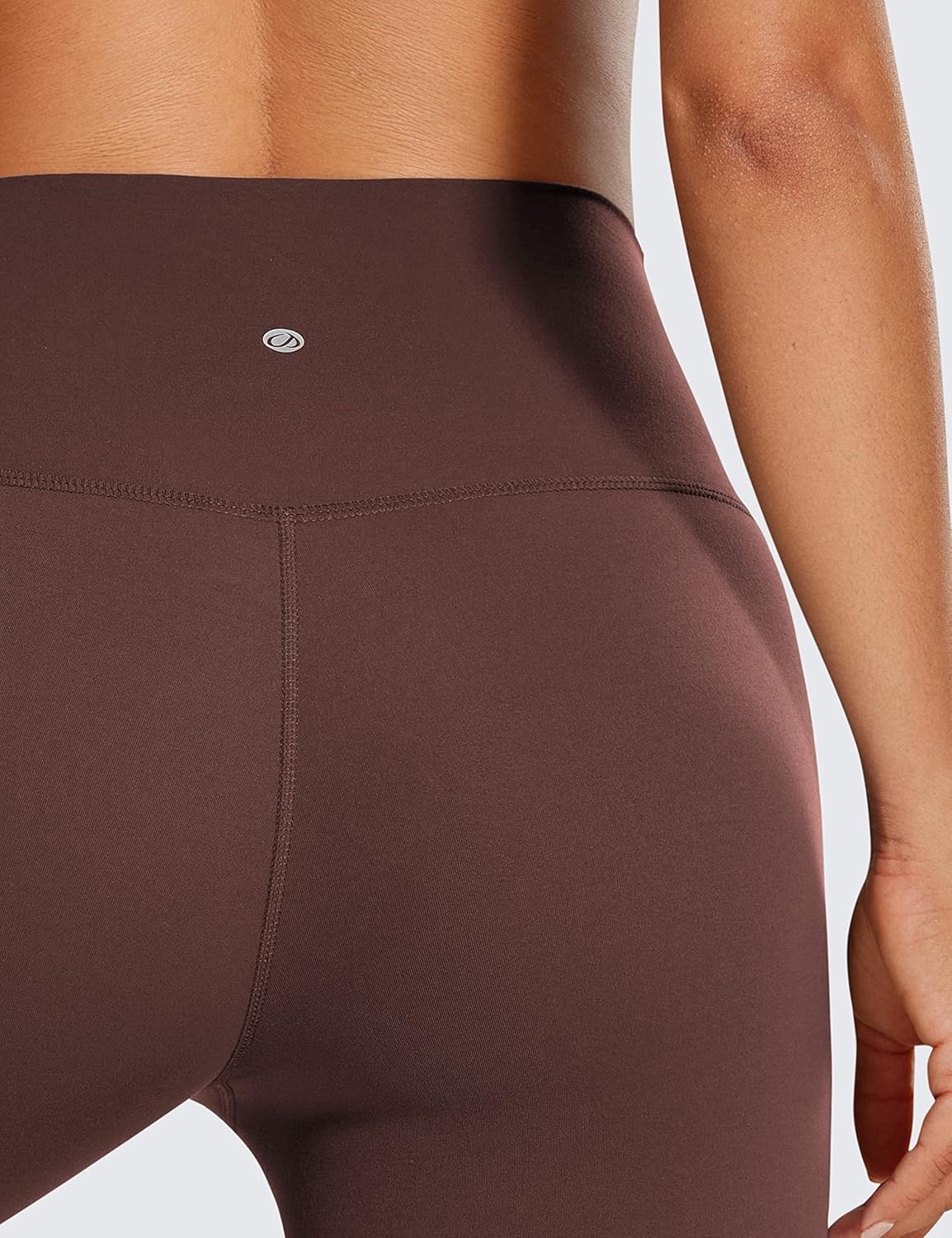 image:imageCRZ YOGA Butterluxe Biker Shorts 8 High Waisted Gym Workout Running Volleyball Spandex Yoga WomensTaupe