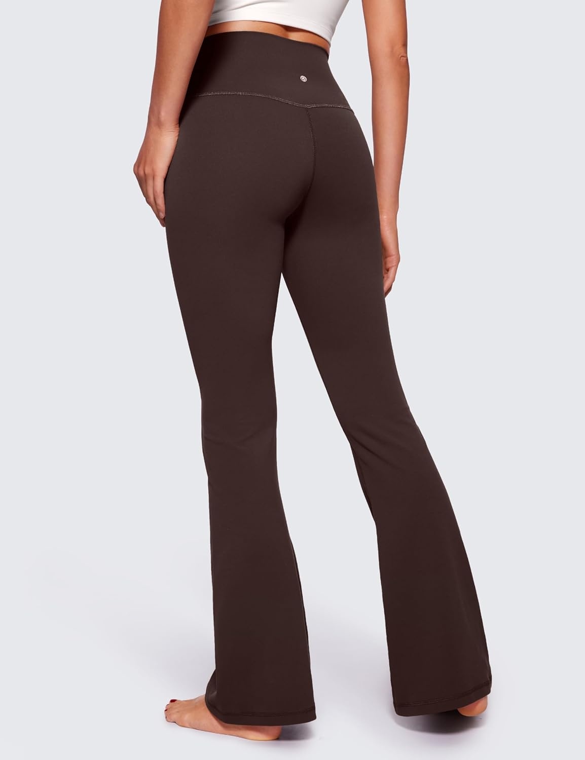 image:imageCRZ YOGA Butterluxe Crossover Flare Leggings 293133 High Waist V Cross Bootcut Bell Bottoms Yoga Pants for WomenHot Fudge Brown
