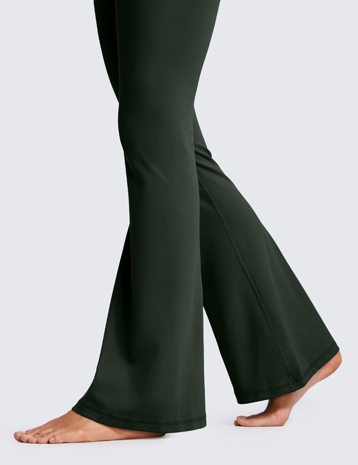 image:imageCRZ YOGA Butterluxe Crossover Flare Leggings 293133 High Waist V Cross Bootcut Bell Bottoms Yoga Pants for WomenLegend Green