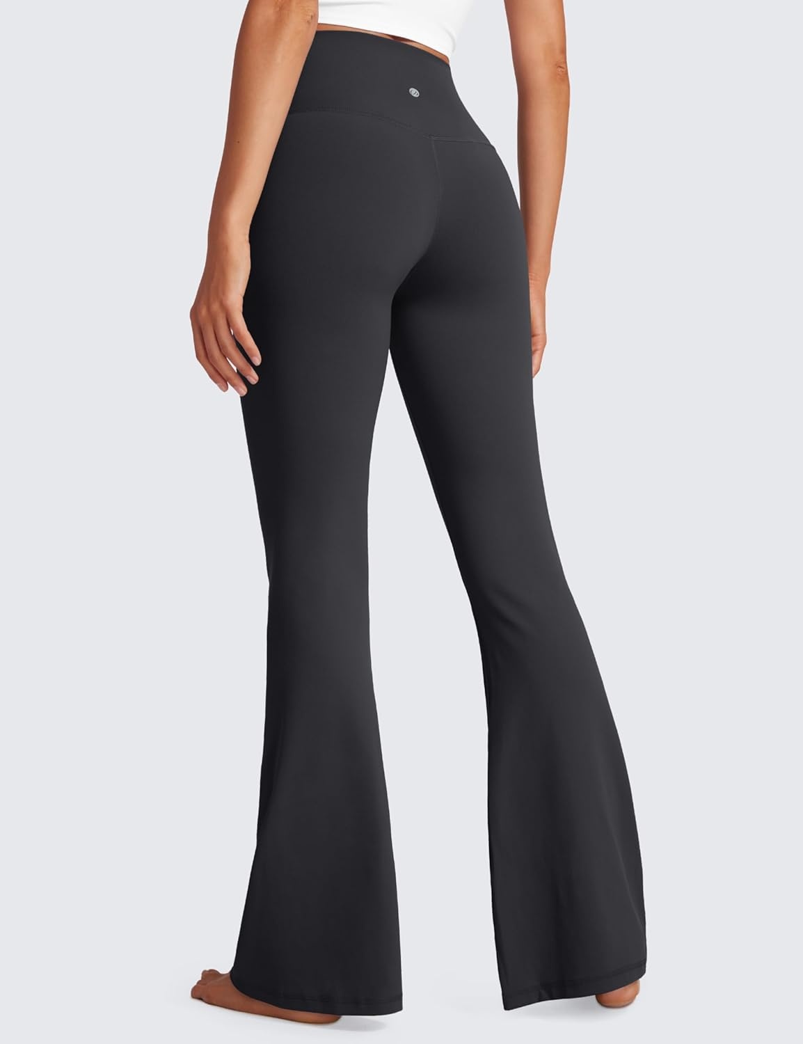 image:imageCRZ YOGA Butterluxe Crossover Flare Leggings 293133 High Waist V Cross Bootcut Bell Bottoms Yoga Pants for WomenMysterious Grey