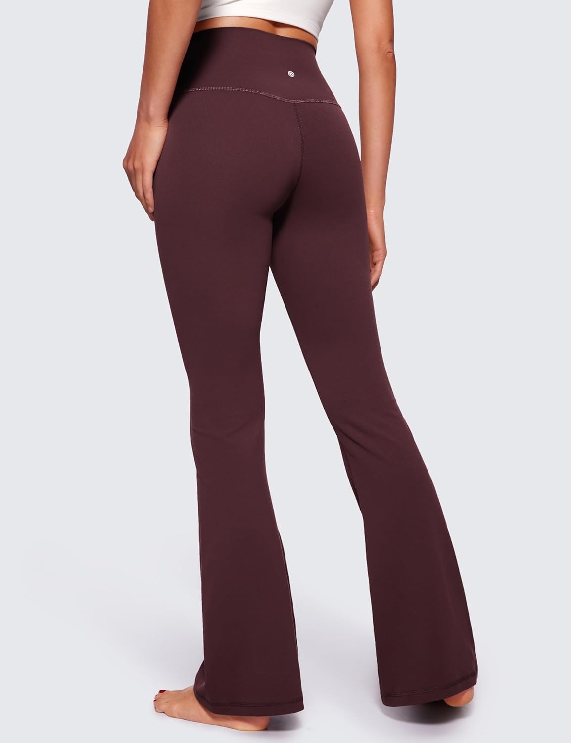 image:imageCRZ YOGA Butterluxe Crossover Flare Leggings 293133 High Waist V Cross Bootcut Bell Bottoms Yoga Pants for WomenRipe Plum