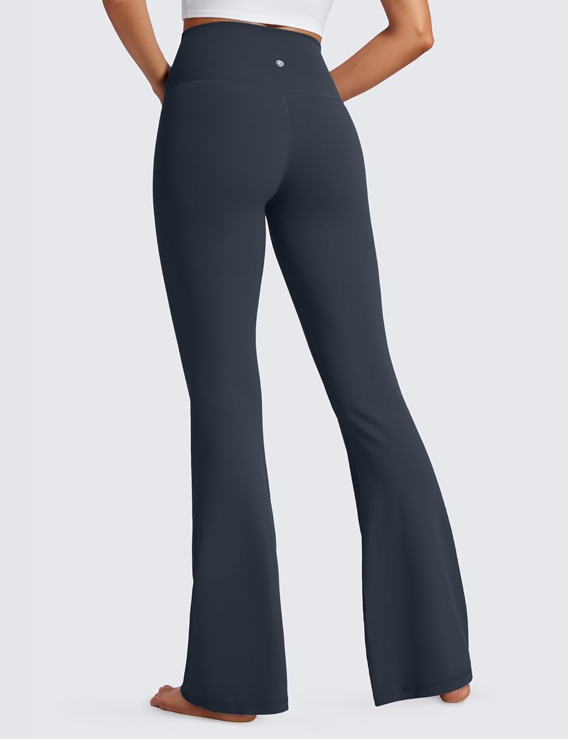 image:imageCRZ YOGA Butterluxe Crossover Flare Leggings 293133 High Waist V Cross Bootcut Bell Bottoms Yoga Pants for WomenTrue Navy