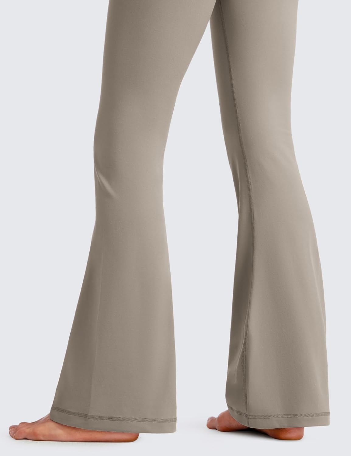 image:imageCRZ YOGA Butterluxe Crossover Flare Leggings 293133 High Waist V Cross Bootcut Bell Bottoms Yoga Pants for WomenWarm Ash Grey