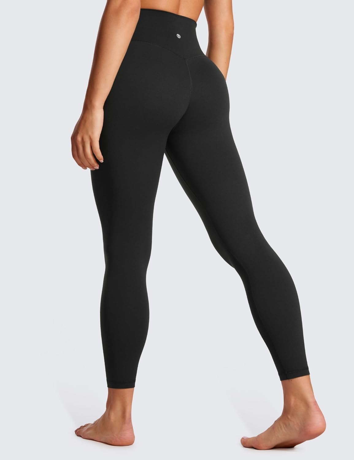 image:imageCRZ YOGA Butterluxe Crossover Waist Leggings 25 V Crossover High Waisted Gym Workout Yoga WomensBlack