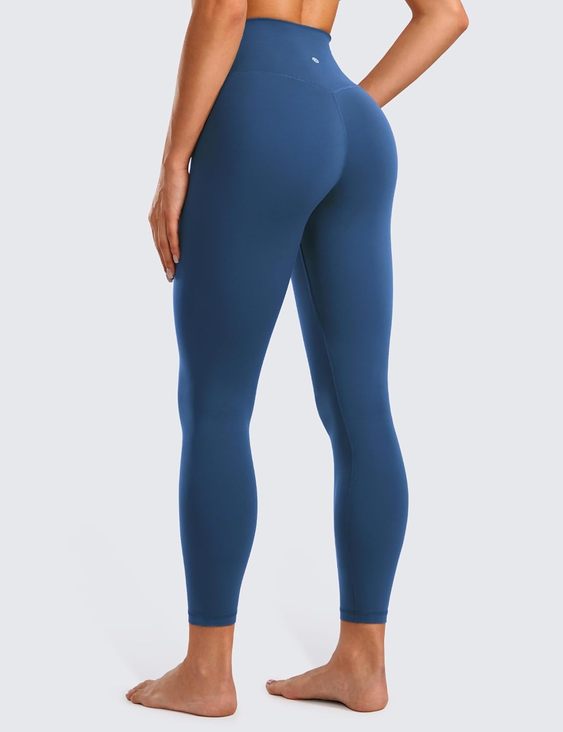image:imageCRZ YOGA Butterluxe Crossover Waist Leggings 25 V Crossover High Waisted Gym Workout Yoga WomensFrench Navy