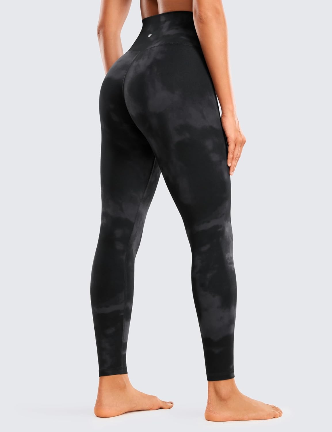image:imageCRZ YOGA Butterluxe Crossover Waist Leggings 28 Criss Cross Full Length Workout Athletic Womens Yoga PantsBlack Tie Dye Flowers